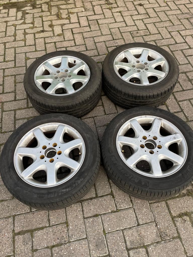 SLK r170 originele wielen, Ophalen, Gebruikt