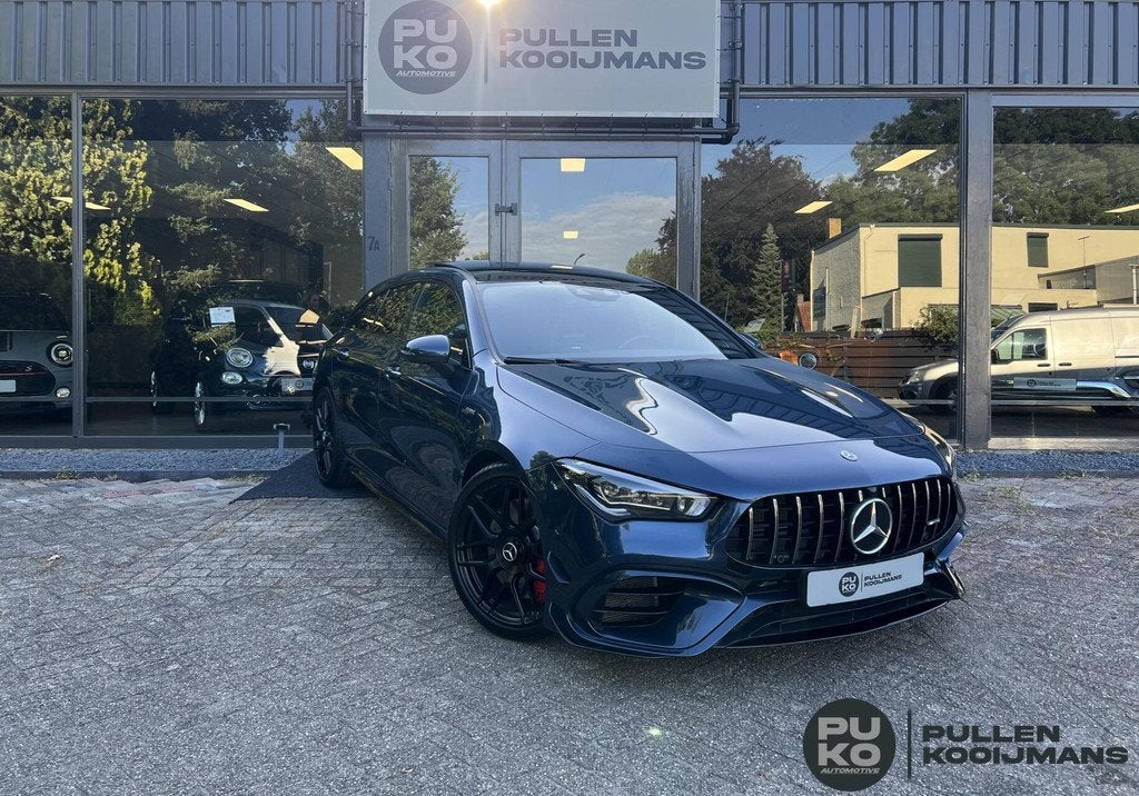 Mercedes CLA-klasse Shooting Brake AMG 45 S, Auto's, Mercedes-Benz, Automaat, CLA, Gebruikt, Zwart