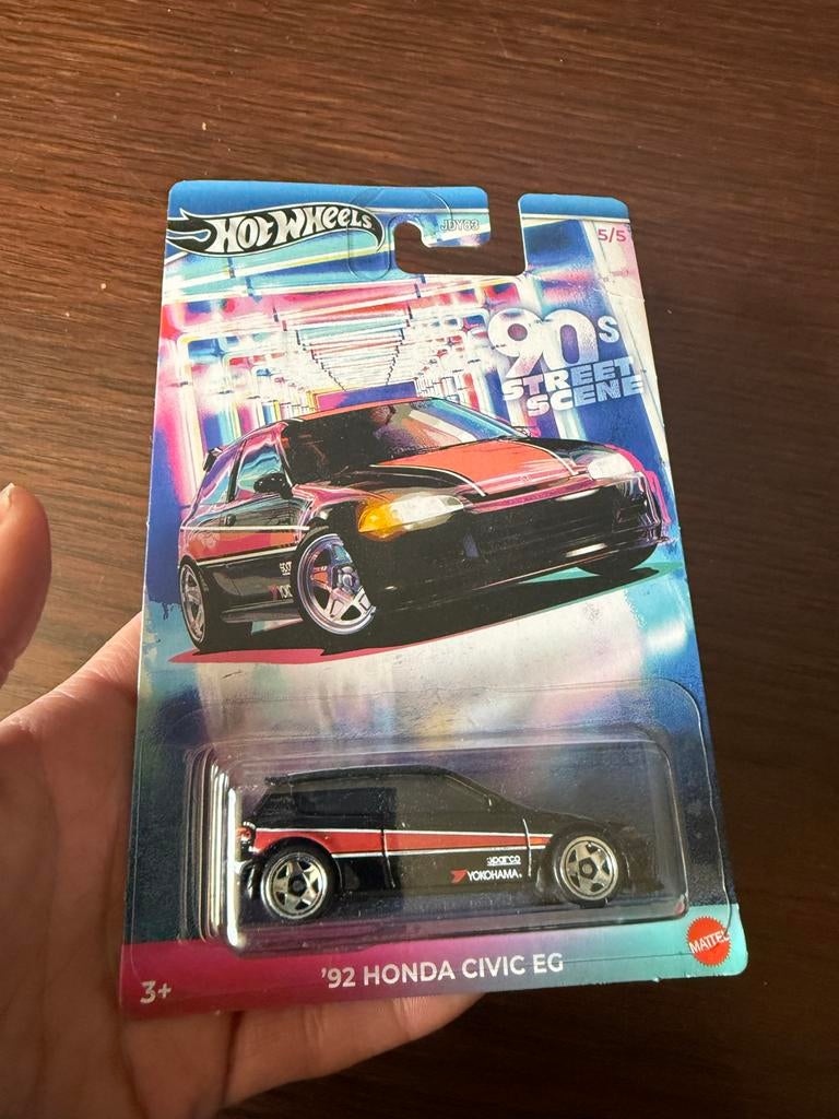 Hot Wheels '92 Honda Civic EG, 1:50 of kleiner, Auto, Nieuw, Ophalen