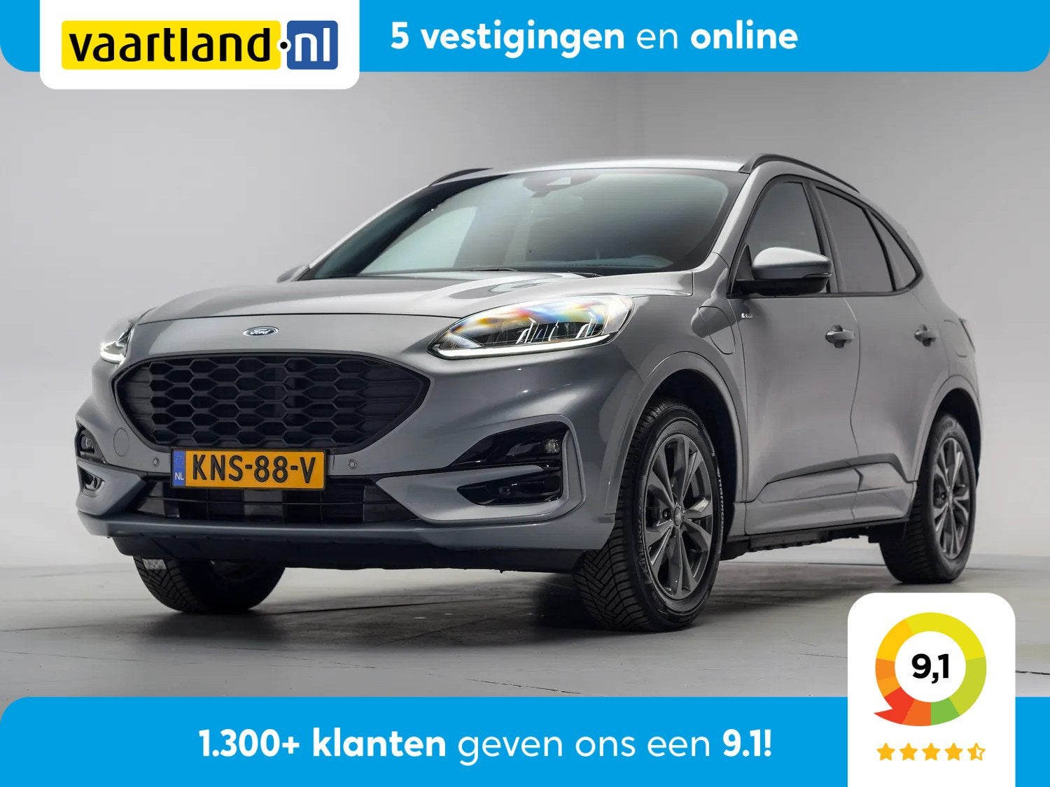 Ford Kuga 2.5 PHEV ST-Line X Aut. [ LED Navi Camera ], Automaat, Gebruikt, 4 cilinders, Bedrijf