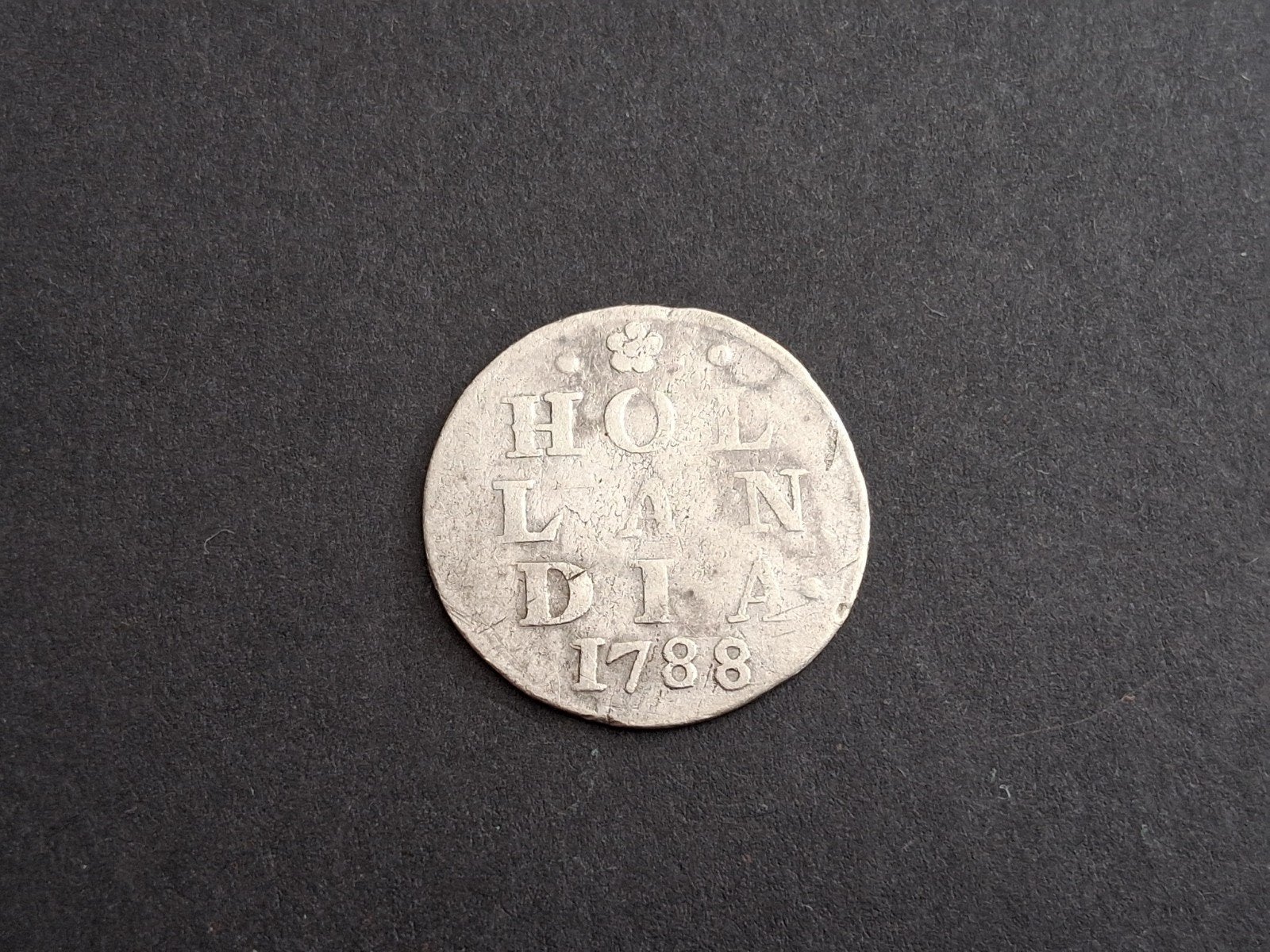Zilveren 2 stuiver Hollandia 1788, Verzenden, Vóór koninkrijk, Losse munt, Zilver