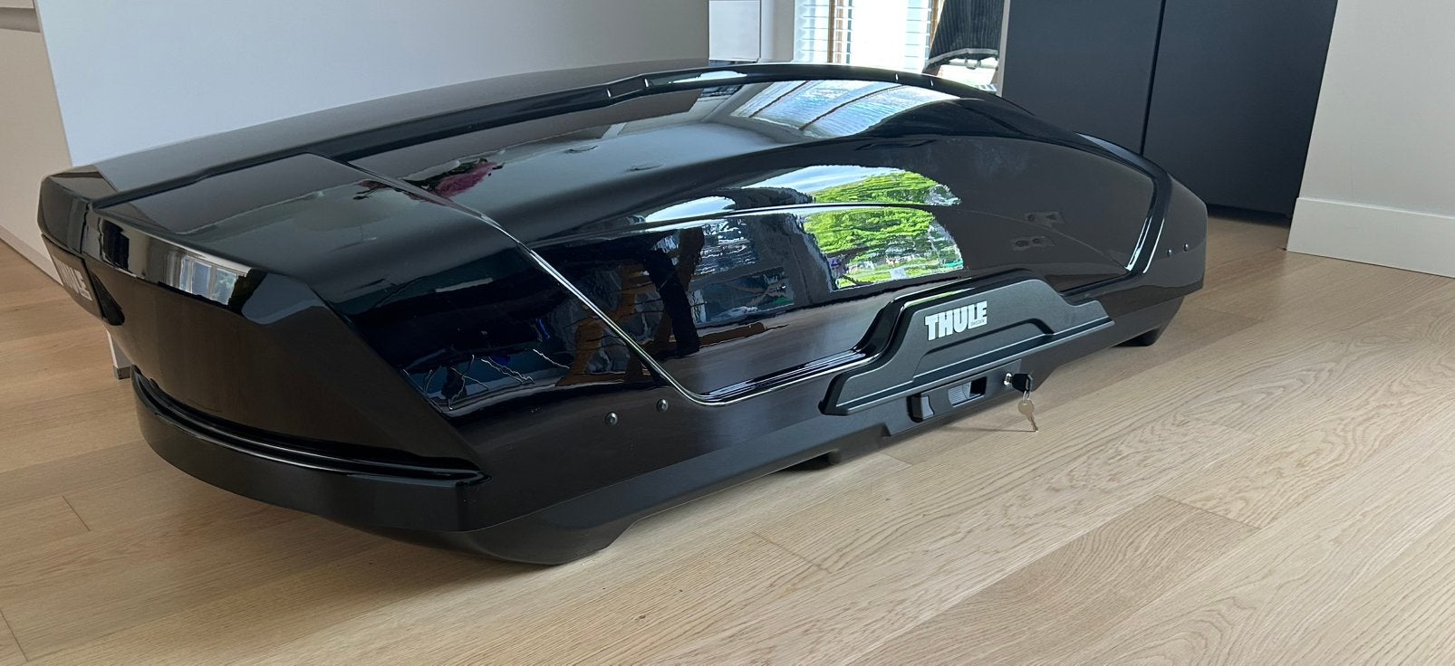 Thule Motion XT M Dakkoffer met originele Thule beschermhoes, Ophalen, Zo goed als nieuw