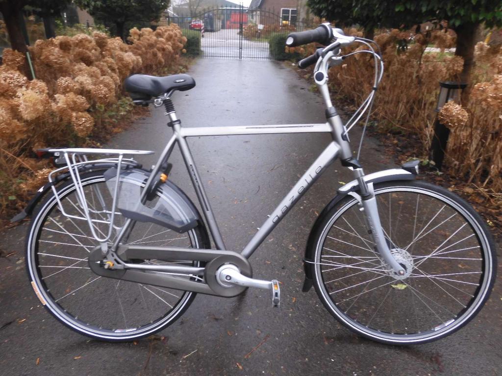 Mooie matzilver  Gazelle Paris met 7 versnellingen 61 frame, Gazelle, Versnellingen, Niet ingevuld, Zo goed als nieuw