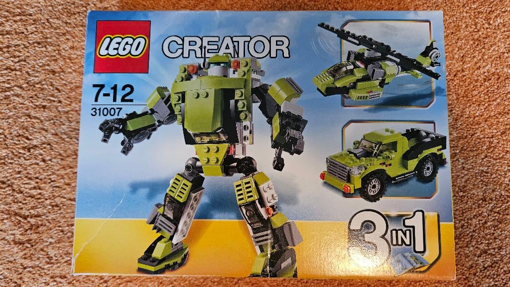 Lego Creator 31007 - Power Robot, Ophalen, Zo goed als nieuw, Complete set, Lego