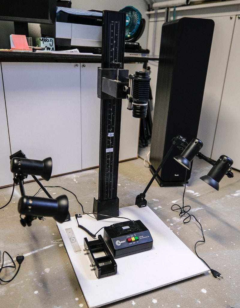 novoflex dia/neg kopieer balg / repro set, Ophalen, Gebruikt, Telelens