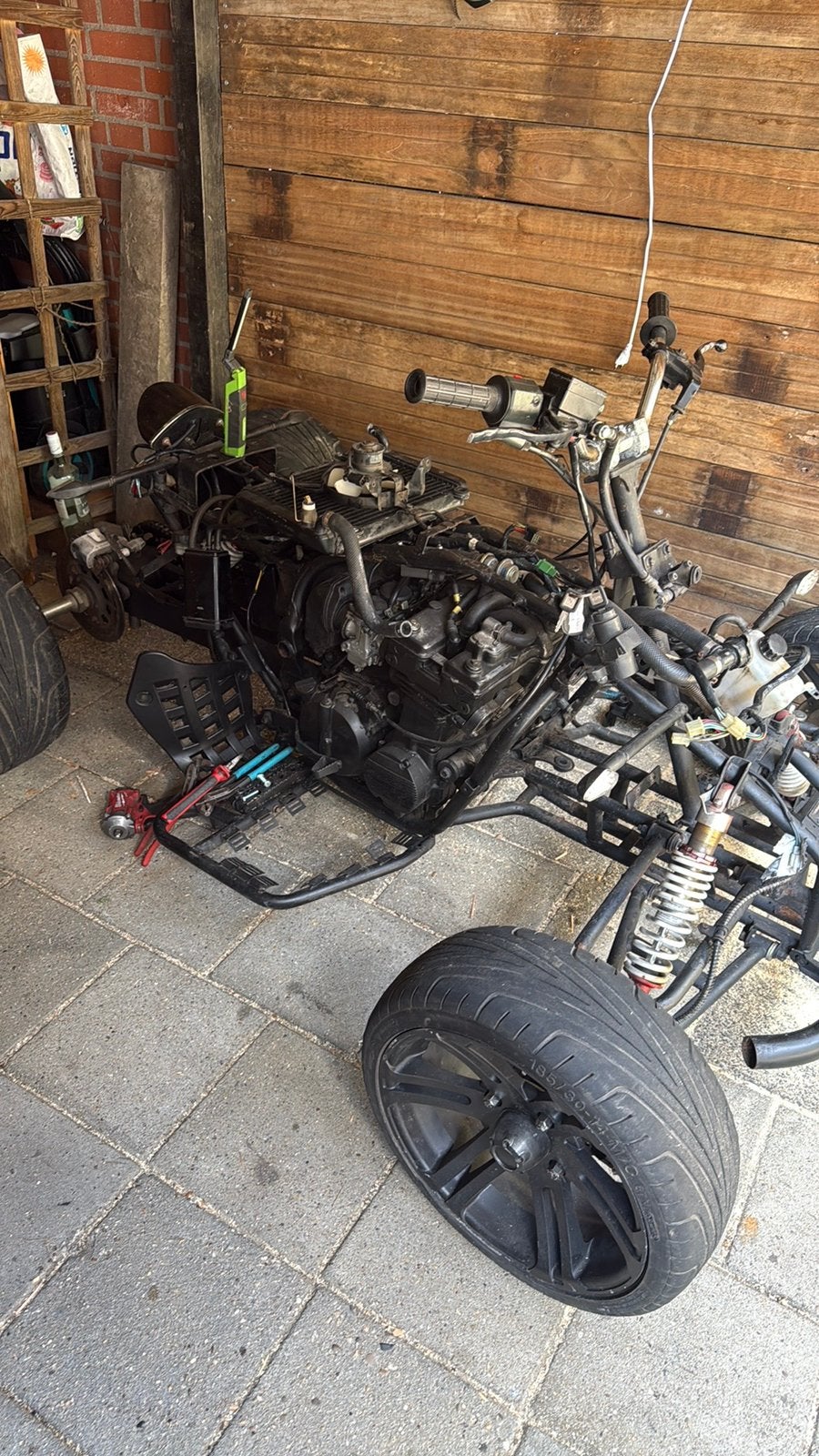 Gezocht! JinLing quad frame,, Ophalen, Zo goed als nieuw