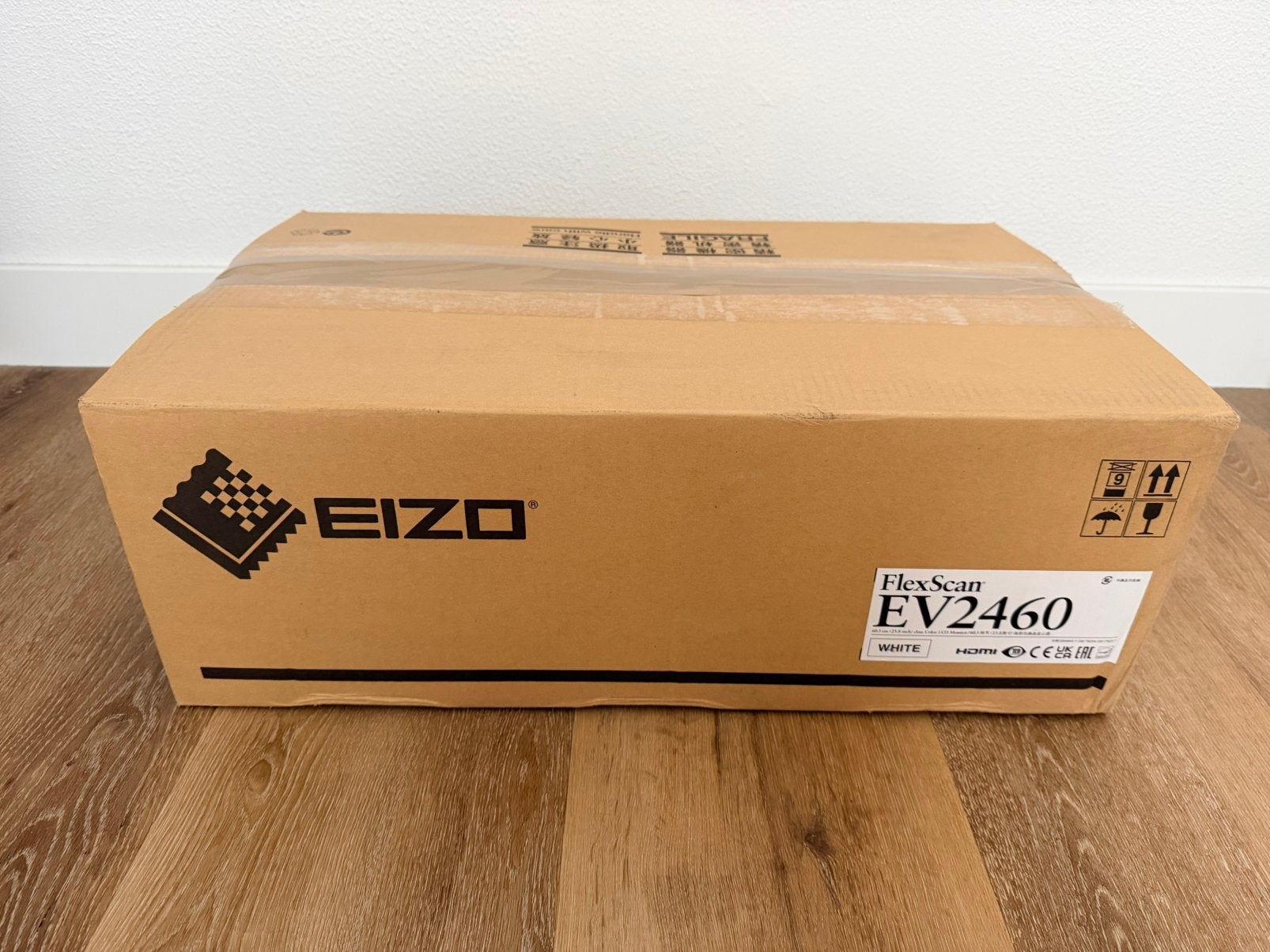 EIZO FlexScan EV2460-WT, Computers en Software, Monitoren, Nieuw, 60 Hz of minder, In hoogte verstelbaar, LED, Ophalen of Verzenden