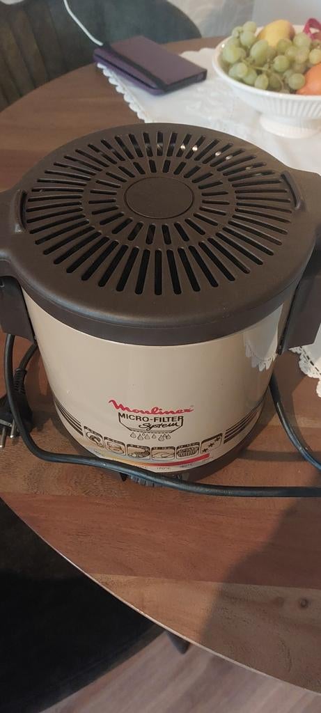 Moulinex Micro-Filter Frituurpan/Gourmetpan, 2 tot 3 liter, Ophalen, Gebruikt