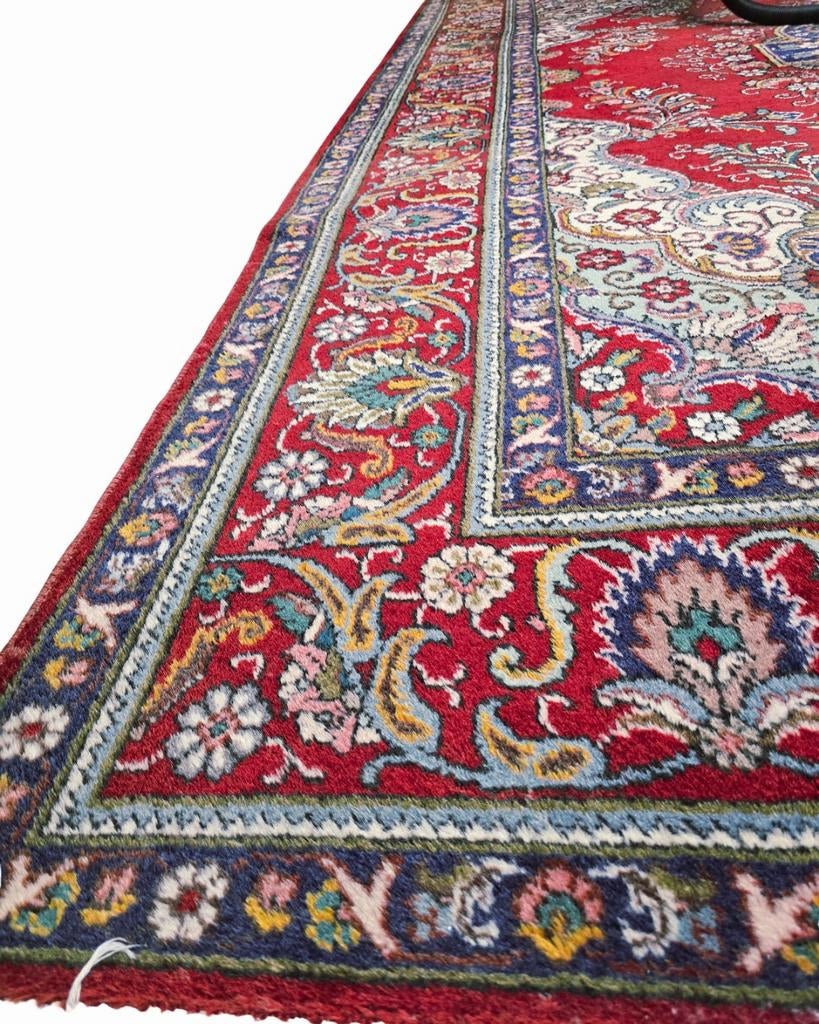Groot Perzisch tapijt Tabriz 400x300 wollen vloerkleed Iran, 1185VB, De handelmaatschappij, Groot perzisch tapijt wollen vloerkleed handgeknoopt iran tabriz