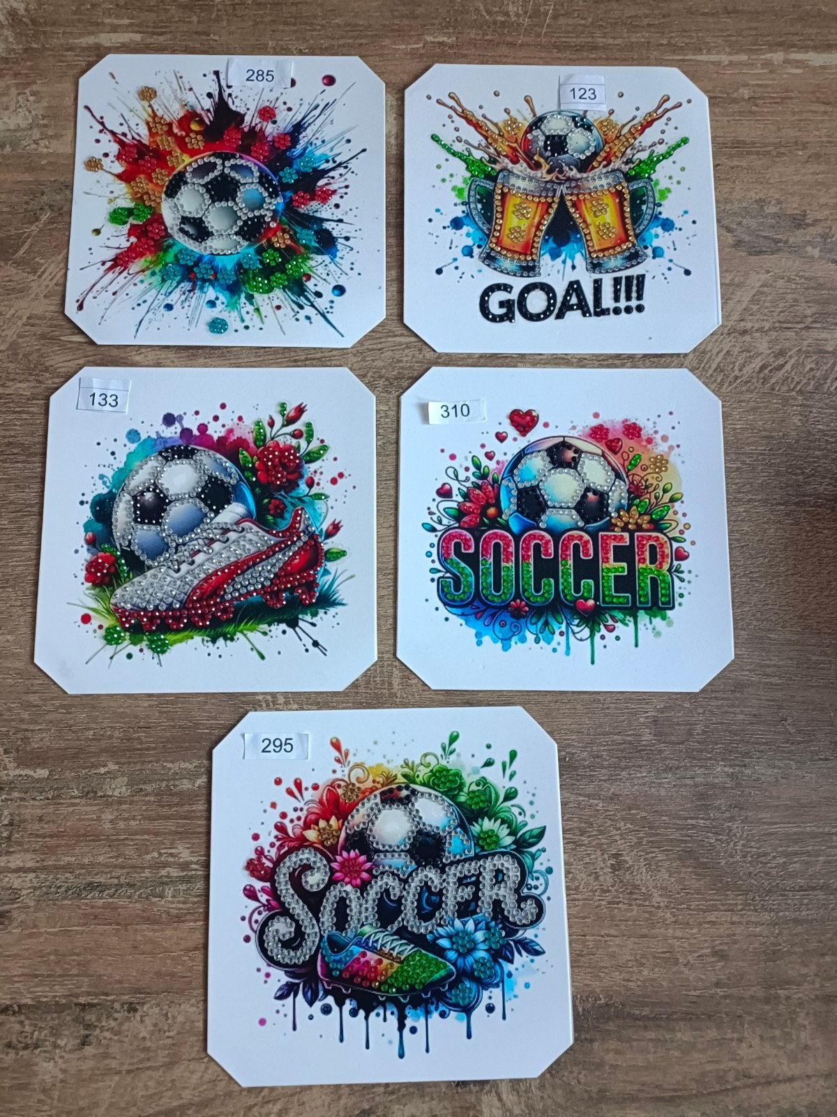 mooie daimond painting kaarten voetbal, Ophalen of Verzenden, Nieuw, Overige thema's