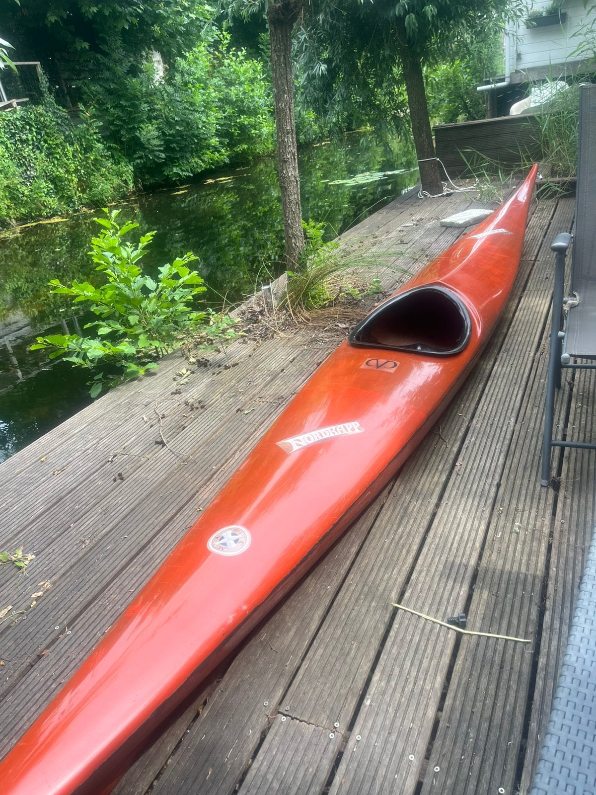 Valley Nordkapp kajak 1 persoons oranje/rood, Watersport en Boten, Kajaks, Ophalen, Gebruikt, 1-persoons