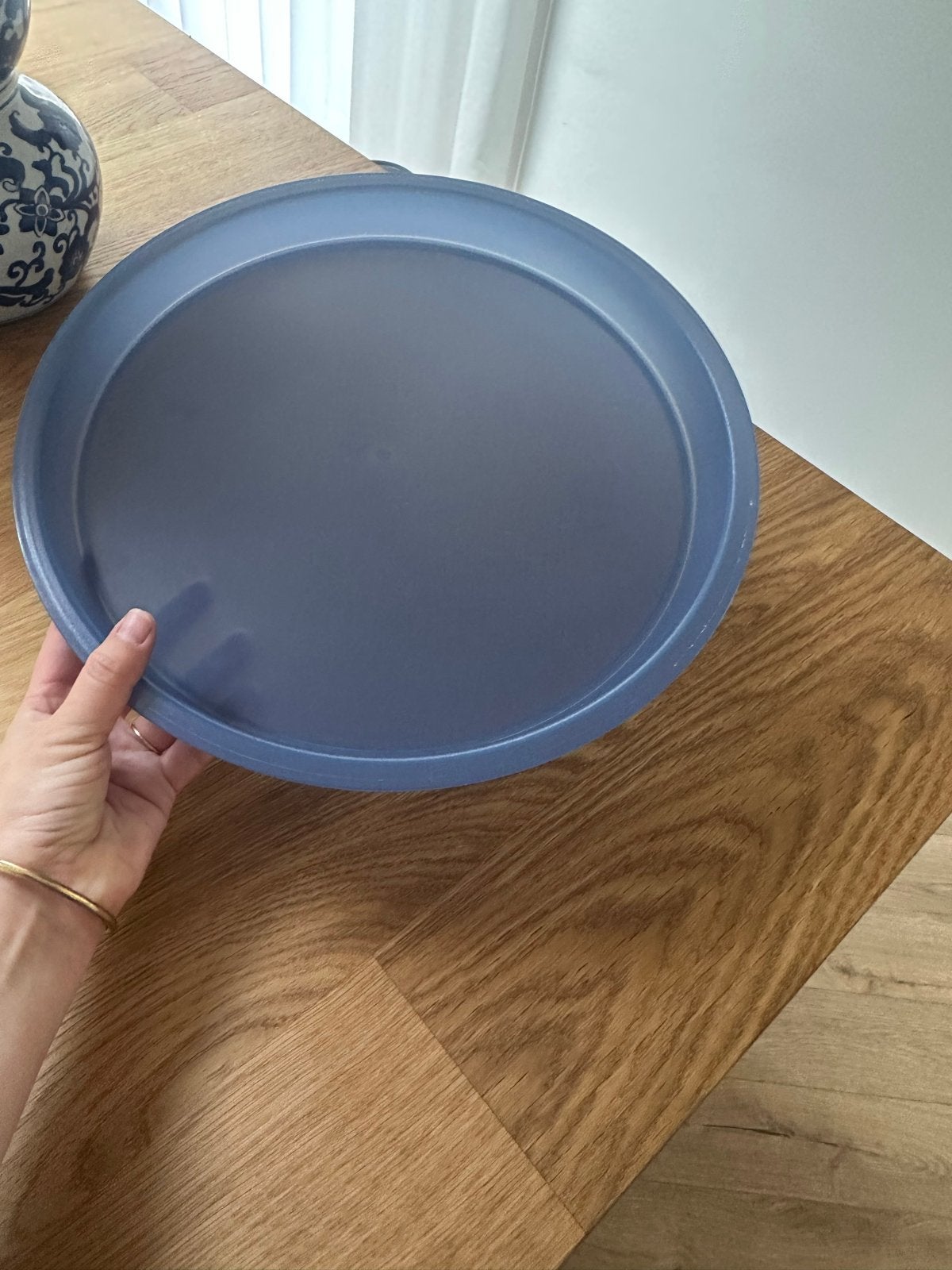 Mepal Rosti dienblad blauw - Ideaal voor camping/servies, Ophalen of Verzenden, Gebruikt, Overige materialen, Overige typen