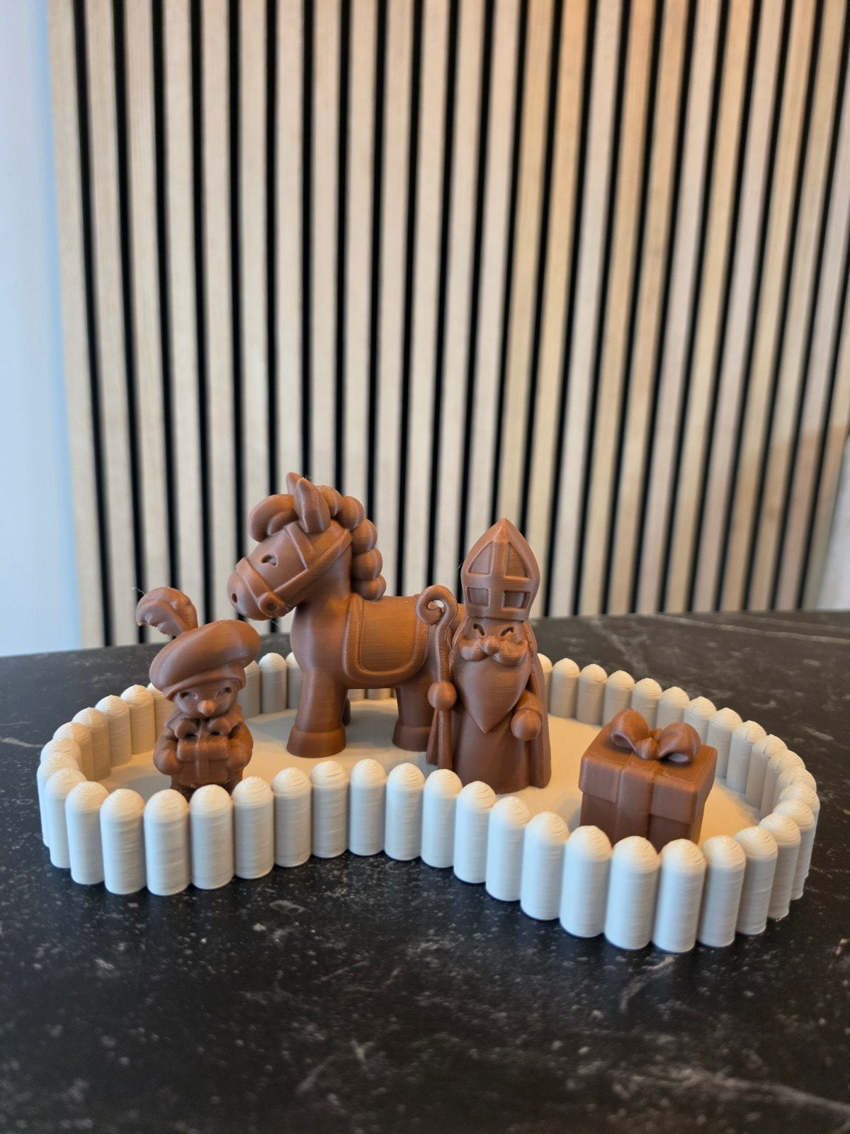 sinterklaas Plateau dienblad met Poppetjes, Diversen, Ophalen of Verzenden