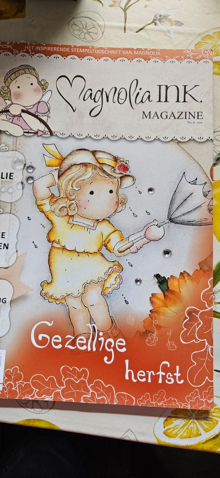 Magnolia Ink Magazine no.4 - 2010 Herfst, Hobby en Vrije tijd, Stempelen, Ophalen of Verzenden, Zo goed als nieuw, Overige typen