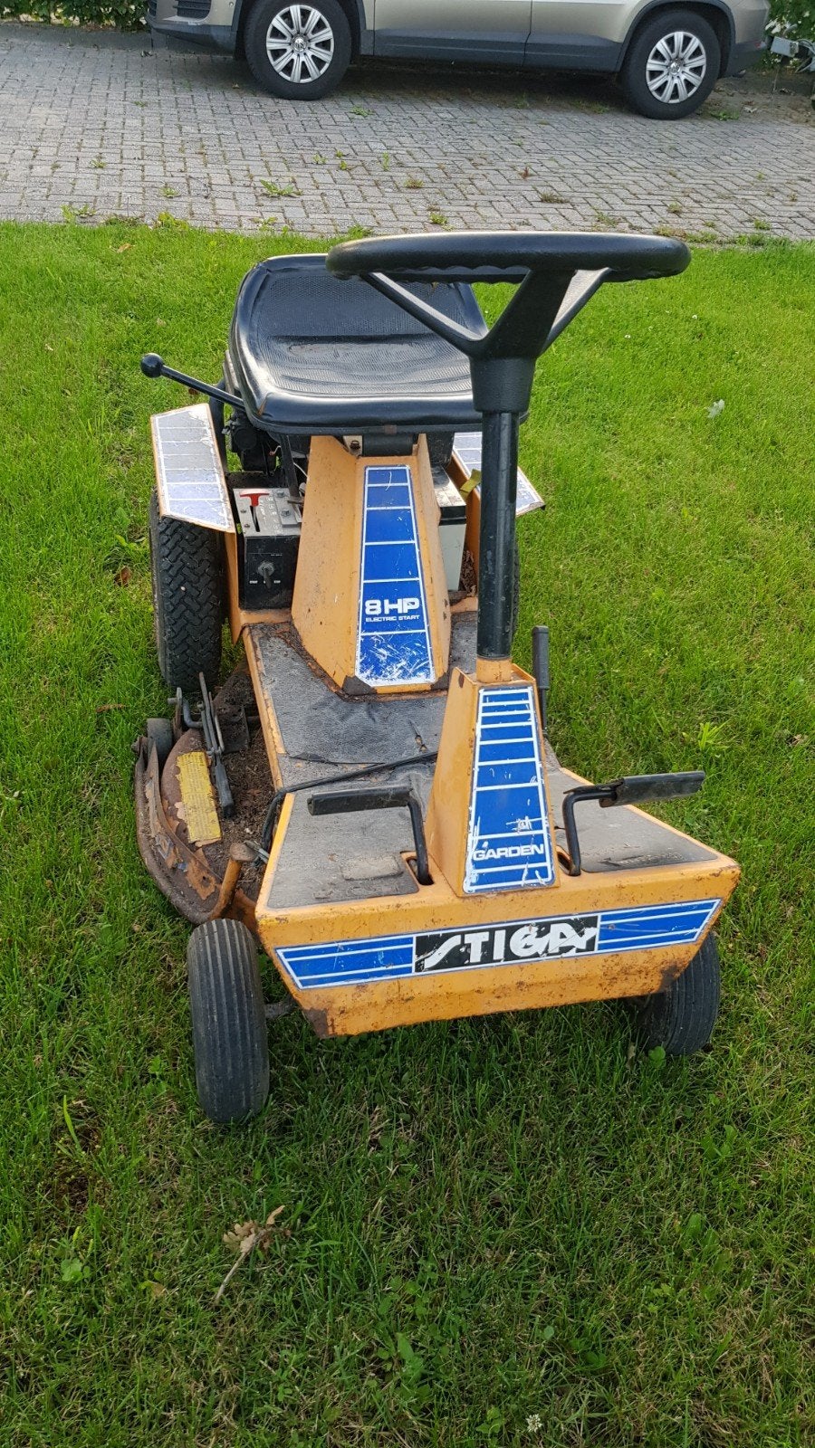 Zitmaaier motor, Ophalen, Gebruikt, Stiga, Versnellingen