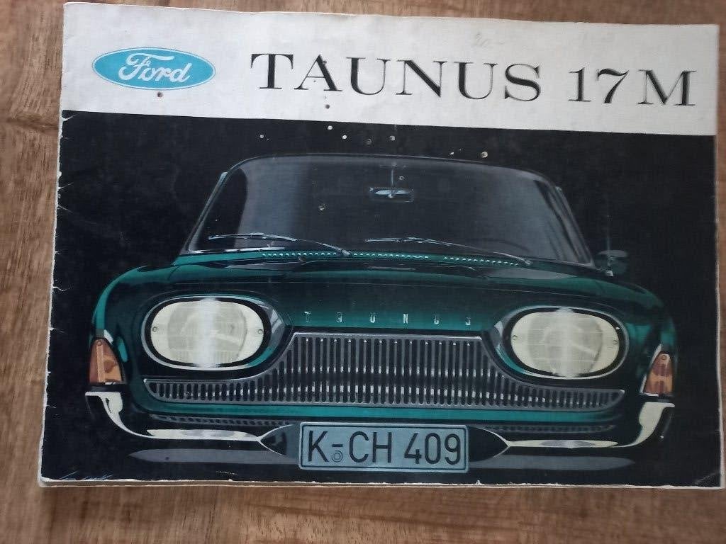 documentatie - instructieboekje ford taunus 17m, Auto diversen, Handleidingen en Instructieboekjes, Ophalen of Verzenden