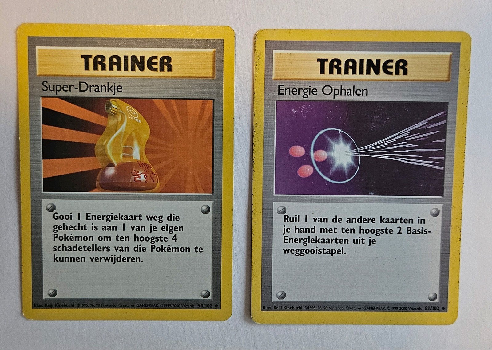 Pokémon Base NL #81 & #90, Ophalen of Verzenden, Gebruikt