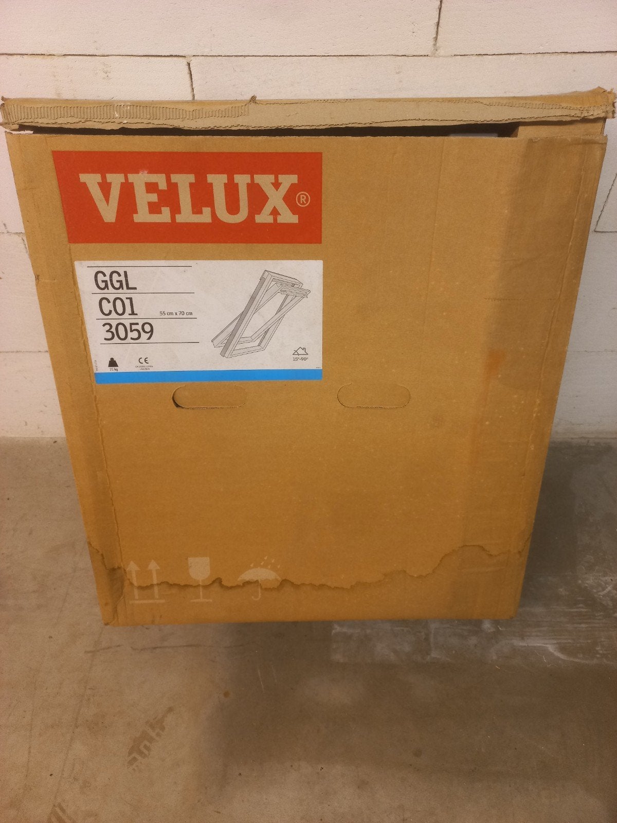 velux ggl c01 3059 dakvenster, Doe-het-zelf en Verbouw, Glas en Ramen, Ophalen of Verzenden, Nieuw, Minder dan 80 cm, Dakraam
