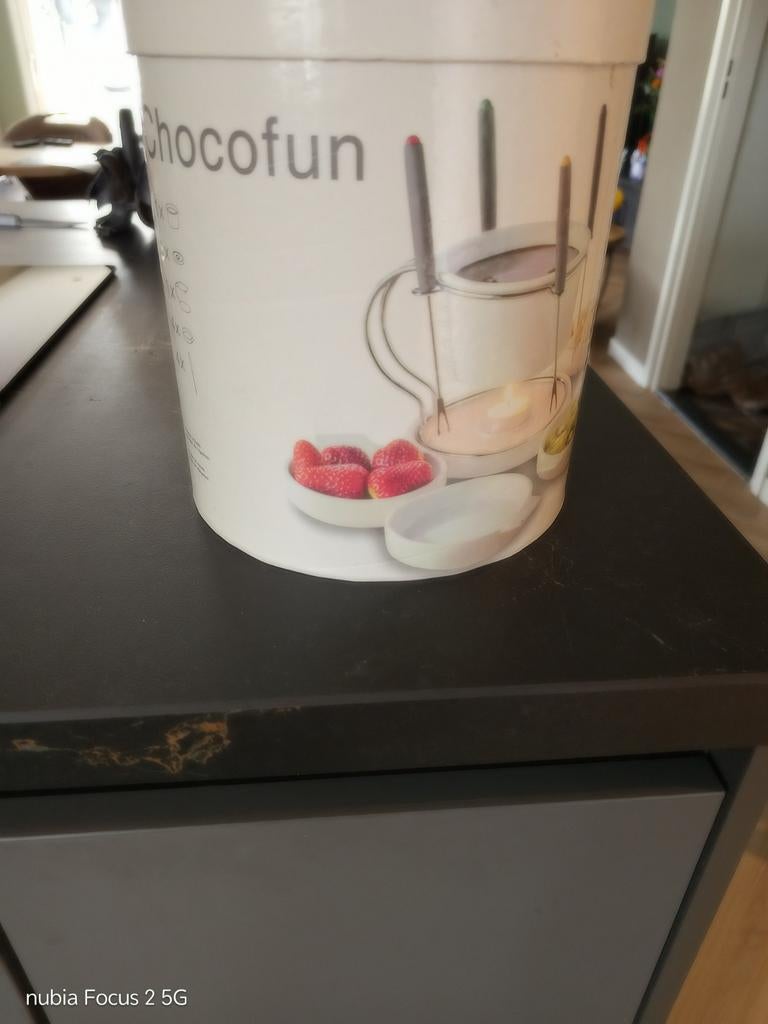 Chocola fondue, Ophalen of Verzenden, Zo goed als nieuw, Kunststof, Minder dan 50 cm