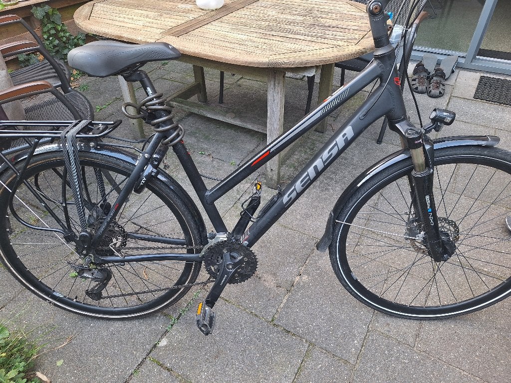 Sportieve dames tourfiets Sensa, Versnellingen, Schijfrem, Ophalen, Overige merken