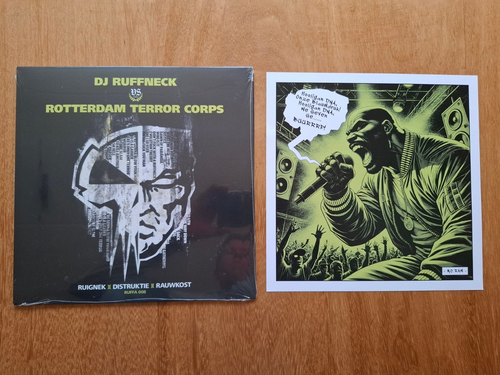 Hooligan DNA / Faster,  Harder, Louder. Ruffneck Hardcore Ga, 10 inch, Colored vinyl, Ophalen of Verzenden, EP
