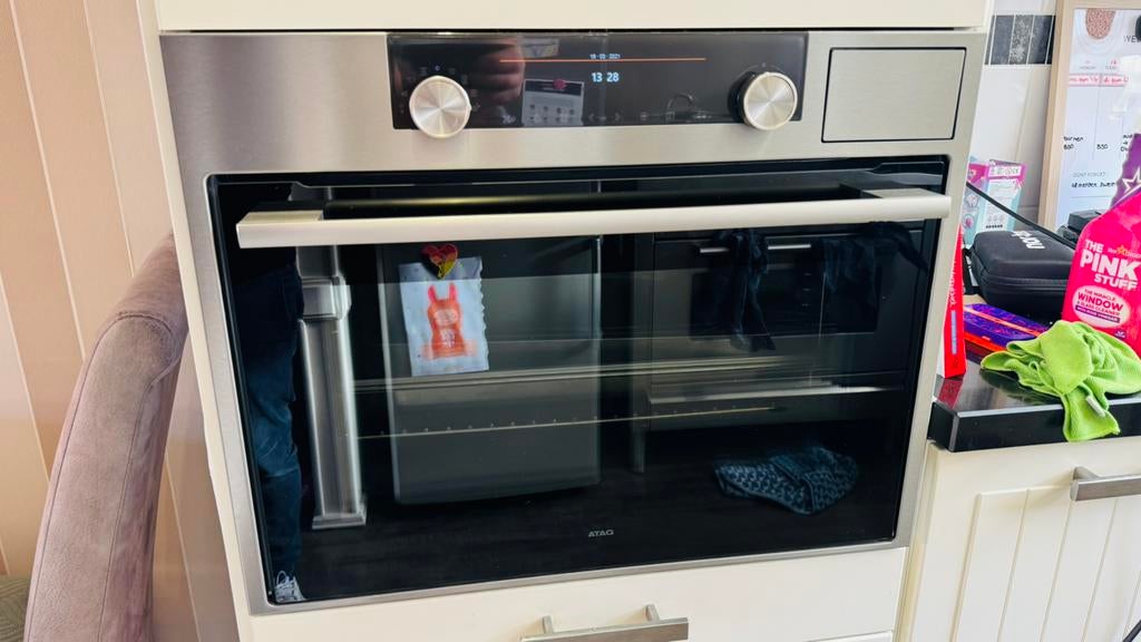 Atag combi stoomoven, Witgoed en Apparatuur, Ovens, Ophalen, Gebruikt, Hete lucht, Combi-oven