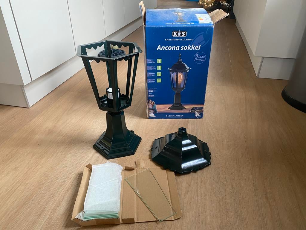 Buitenlamp/sokkel Ancona van KS, Ophalen, Overige typen, Nieuw, Netvoeding