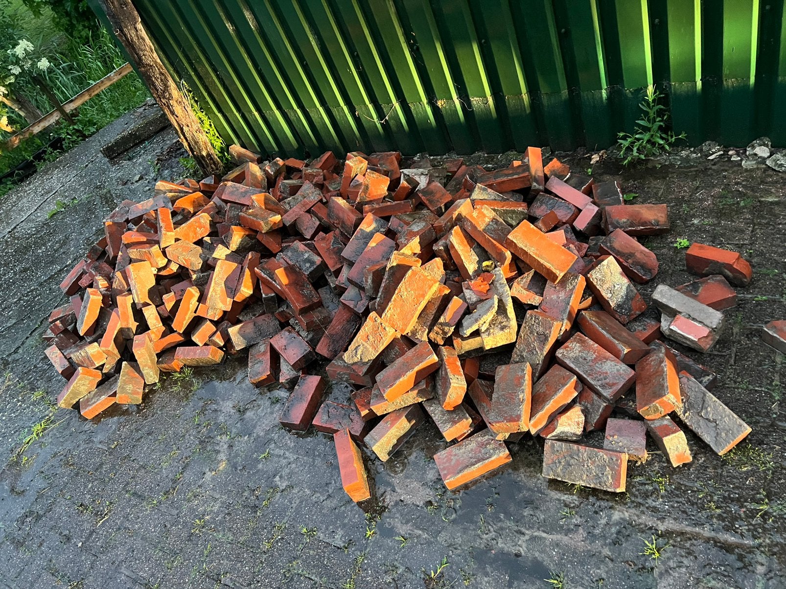 Gratis klinkers, Ophalen of Verzenden, Zo goed als nieuw, Beton, Klinkers