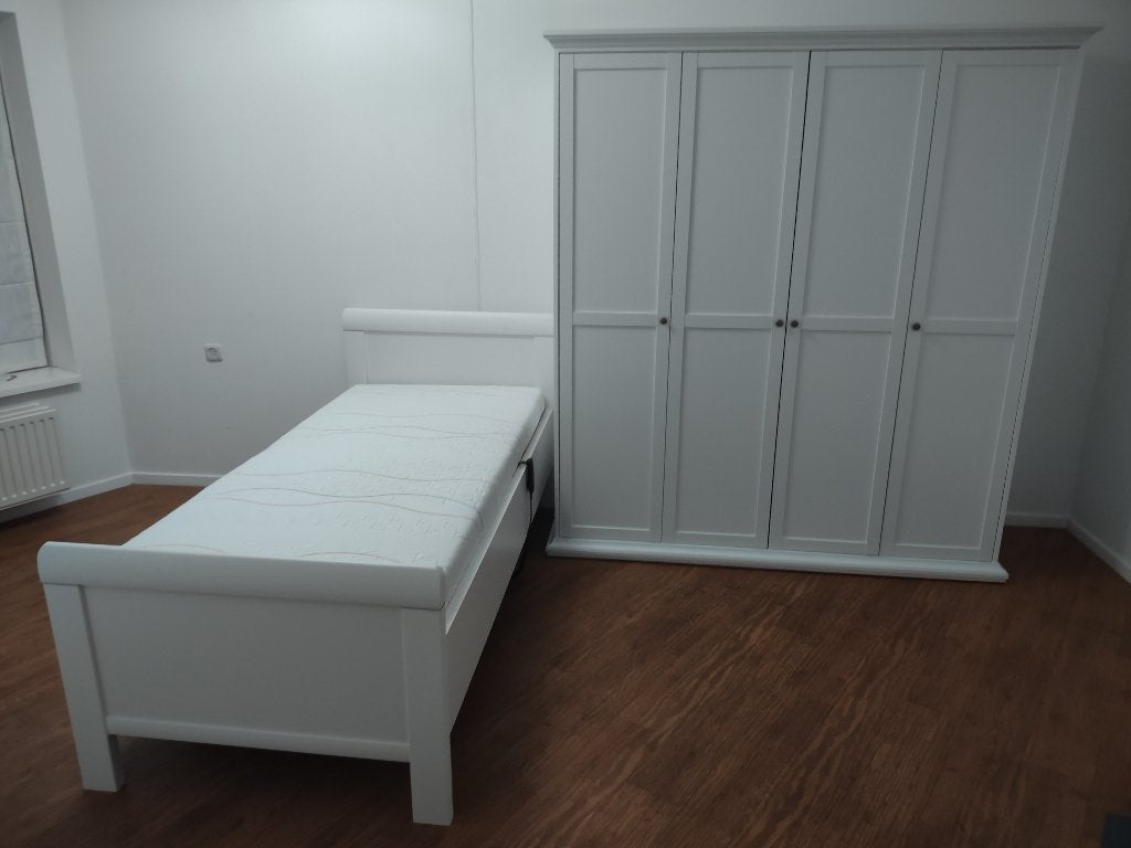 Senioren bed elektrisch verstelbaar lattenbodem 90x200, Ophalen, Verstelbaar, 90 cm, Eenpersoons