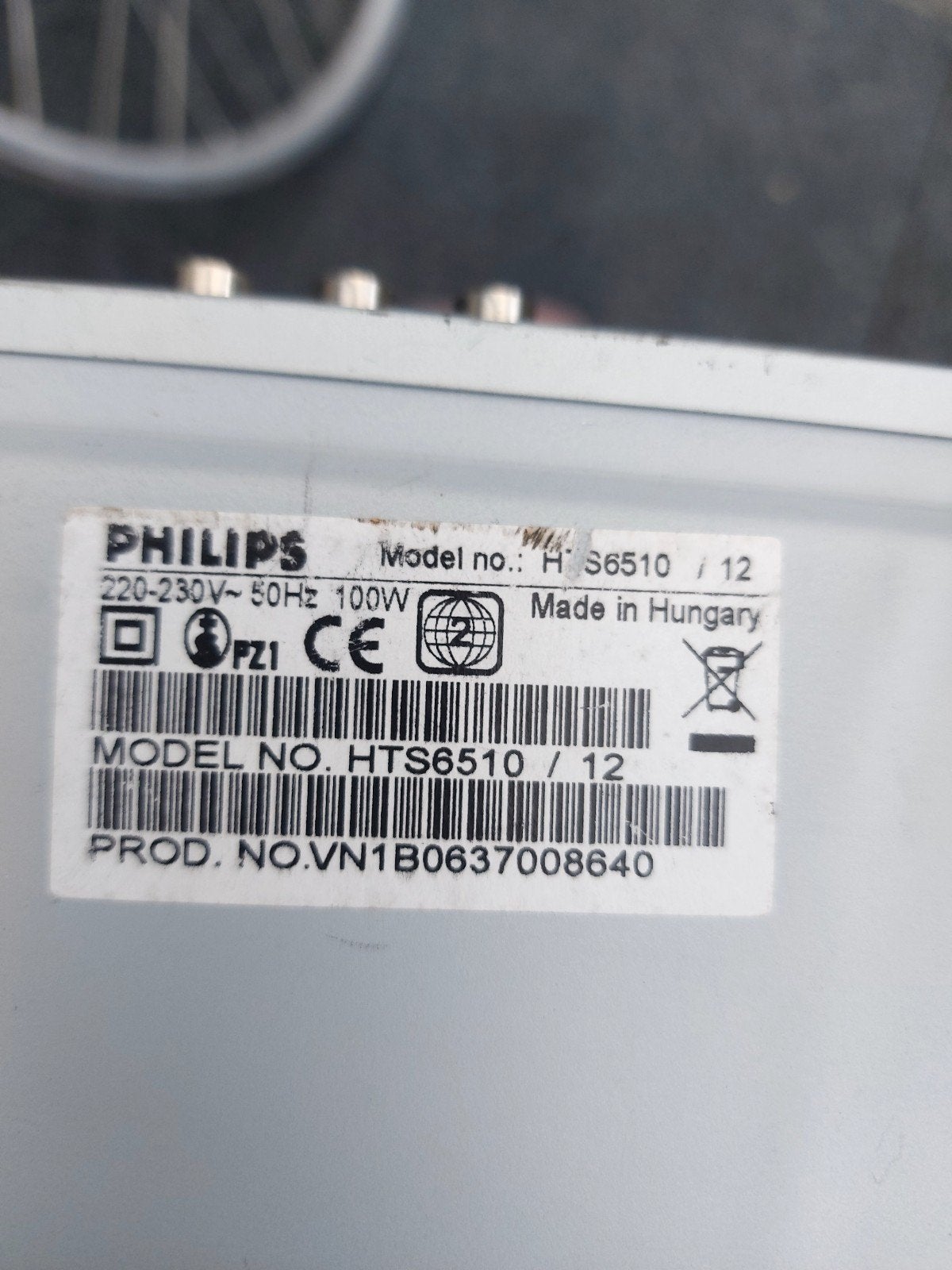 Philips HTS6510/12 DVD-speler - Home Cinema Set, Ophalen of Verzenden, Gebruikt, Dvd-speler, Philips
