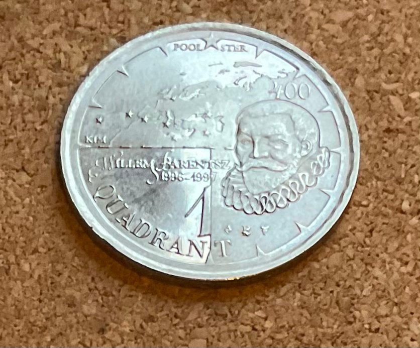 Penning - Nederland 1 Quadrant - Terschelling 1996, Ophalen of Verzenden, Overige materialen, Nederland