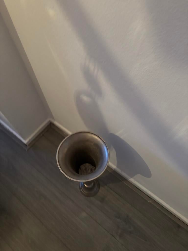 2 vazen, Overige kleuren, 50 tot 75 cm, Ophalen of Verzenden, Glas
