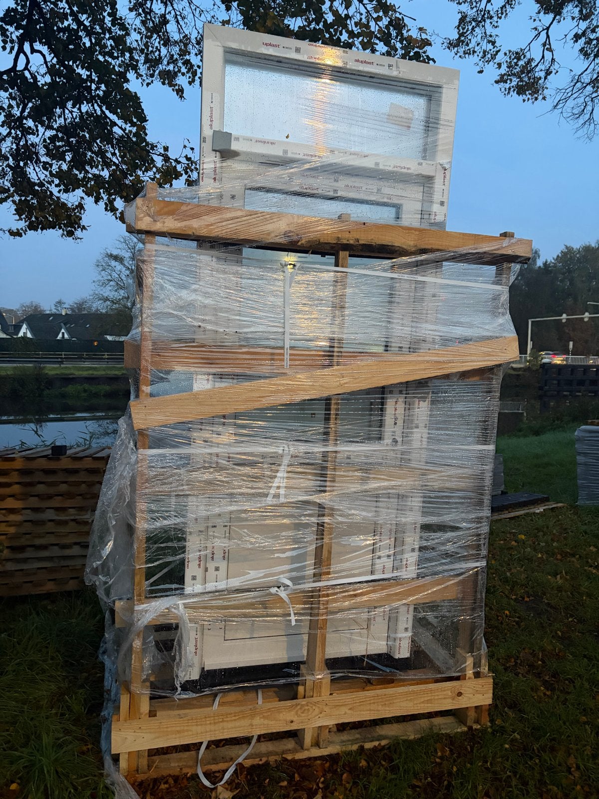Nieuwe kunststof achterdeur - verkeerd ingemeten, 100 tot 120 cm, Kunststof, 215 cm of meer, Nieuw
