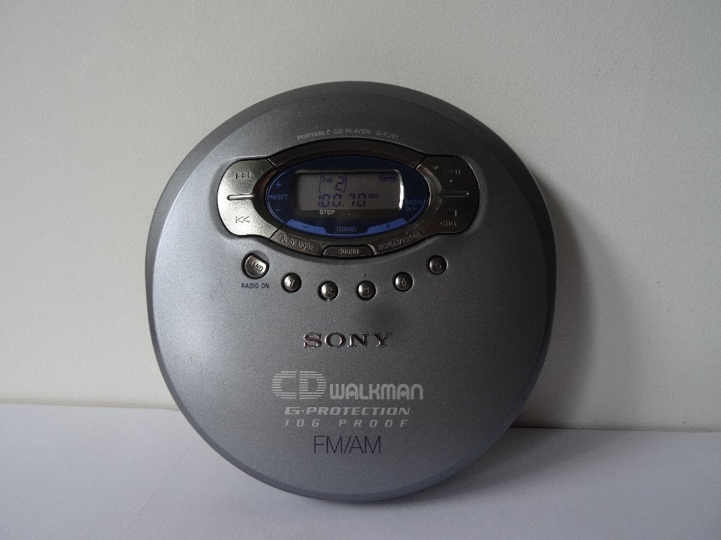 Sony D-FJ61 Discman – Mechanisch Uitstekend Incl. Radio 100%, Ophalen of Verzenden, Discman