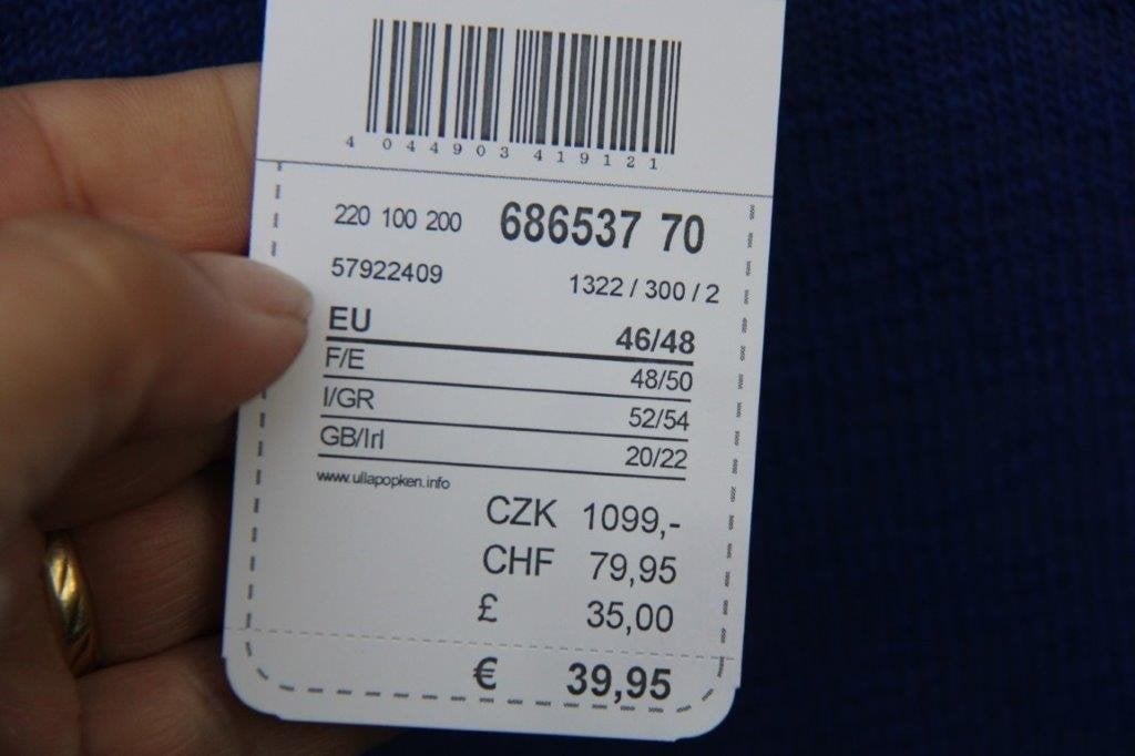 Vest blauw Ulla Popken mt 46/48 Nieuw Vaste prijs, Blauw, Maat 46/48 (XL) of groter, Nieuw, Ulla Popken