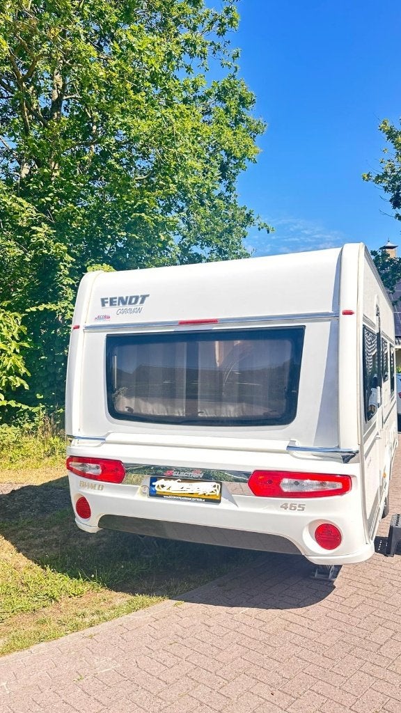 caravan Fendt 465TG 2015, Caravans en Kamperen, Standaardzit, Luifel, Queensbed, Particulier