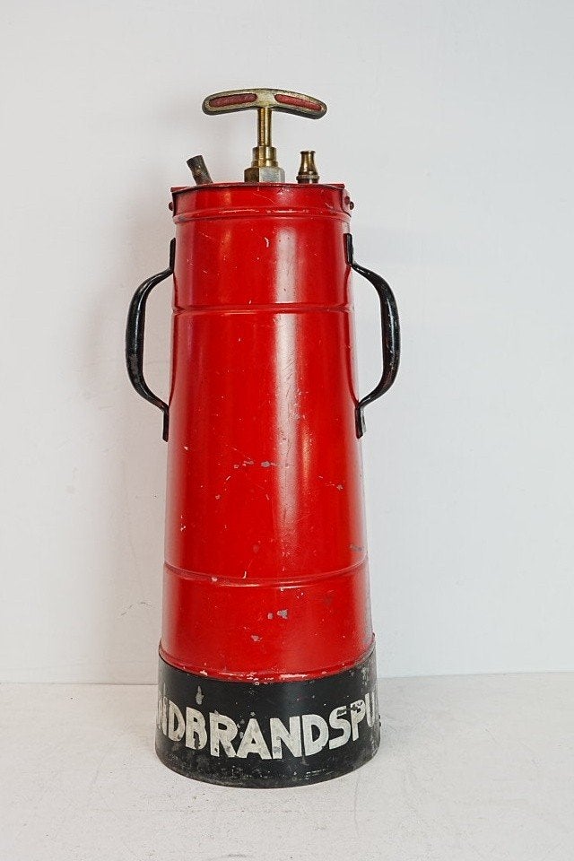 Antieke handbrandspuit jaren '20., Huis en Inrichting, Ophalen of Verzenden, Gebruikt