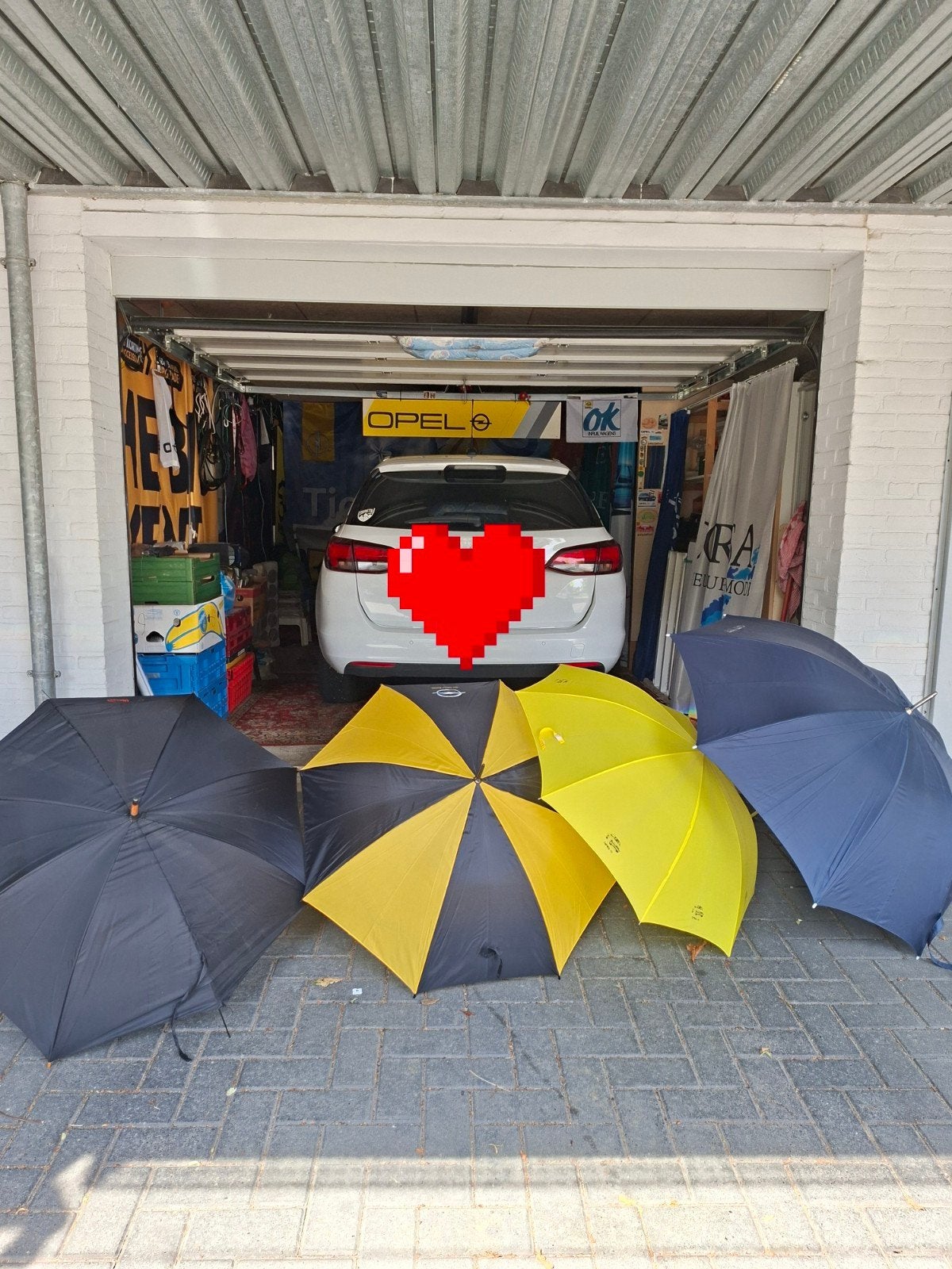 Opel paraplu s, Sieraden, Tassen en Uiterlijk, Paraplu's, Ophalen of Verzenden