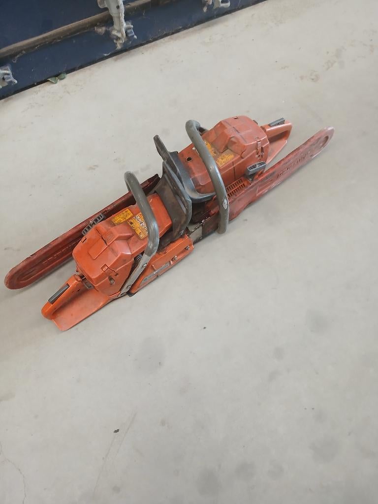 Gebruikte motorzaag, Ophalen, Gebruikt