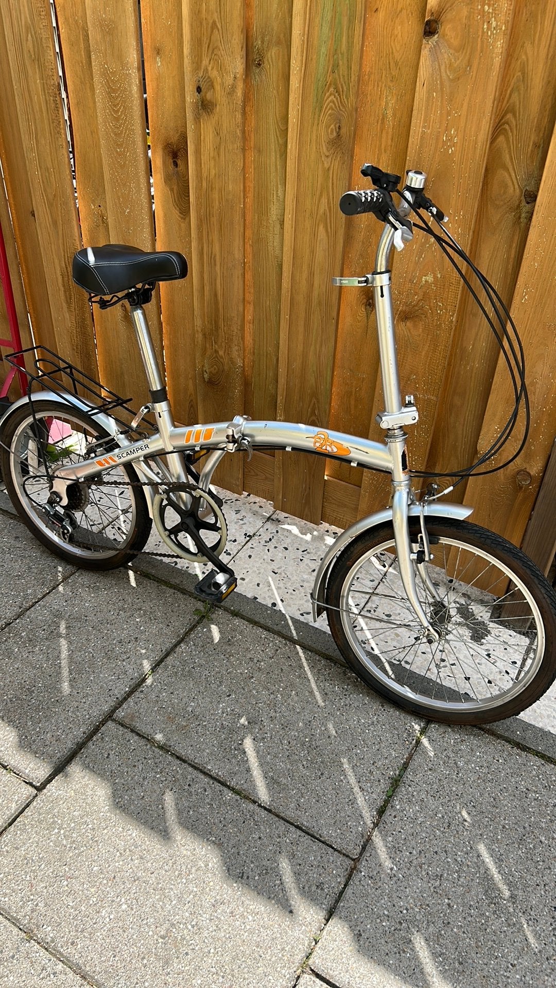 Vouwfiets Scamper, Ophalen, Gebruikt, 16 tot 18 inch, Versnellingen
