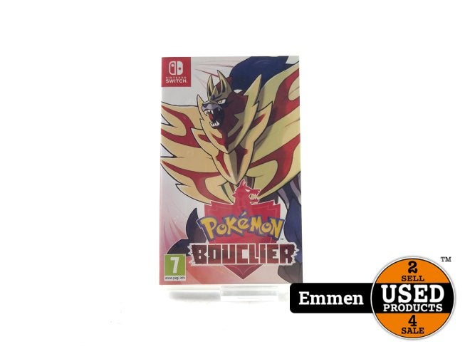 Nintendo Switch Game: Pokemon Shield, Nintendo, Zo goed als nieuw, Support@nintendo.com, 11-1 Hokotate-cho, Kamitoba, Minami-ku
Kyoto 601-8501
Japan