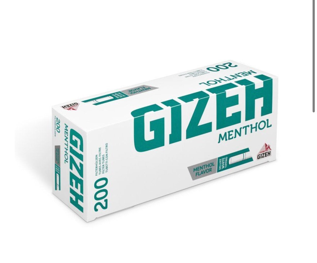 Gizeh filterhulzen Menthol nieuw( verpakt) 9X, Ophalen, Nieuw, Overige typen