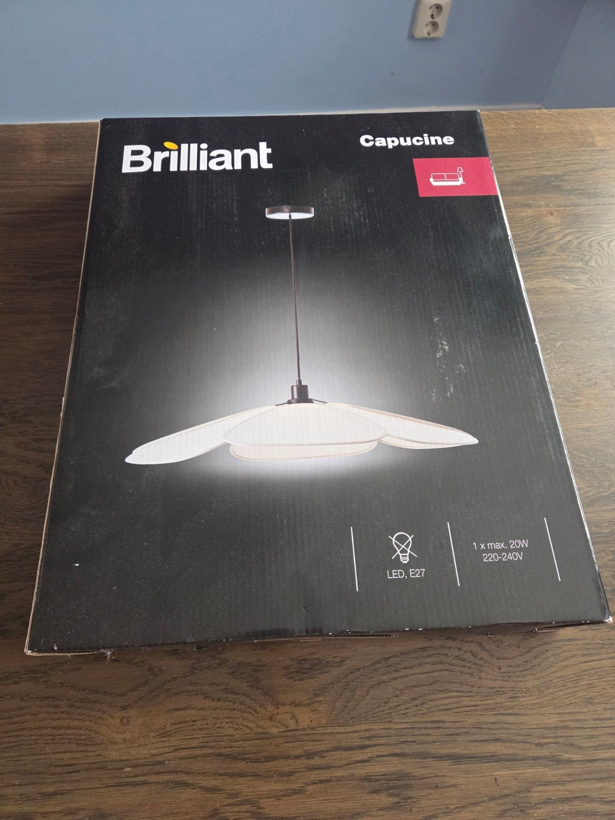 Brilliant Capucine Hanglamp - Nieuw in doos, Nieuw, Textiel, Modern, E27 (groot)
