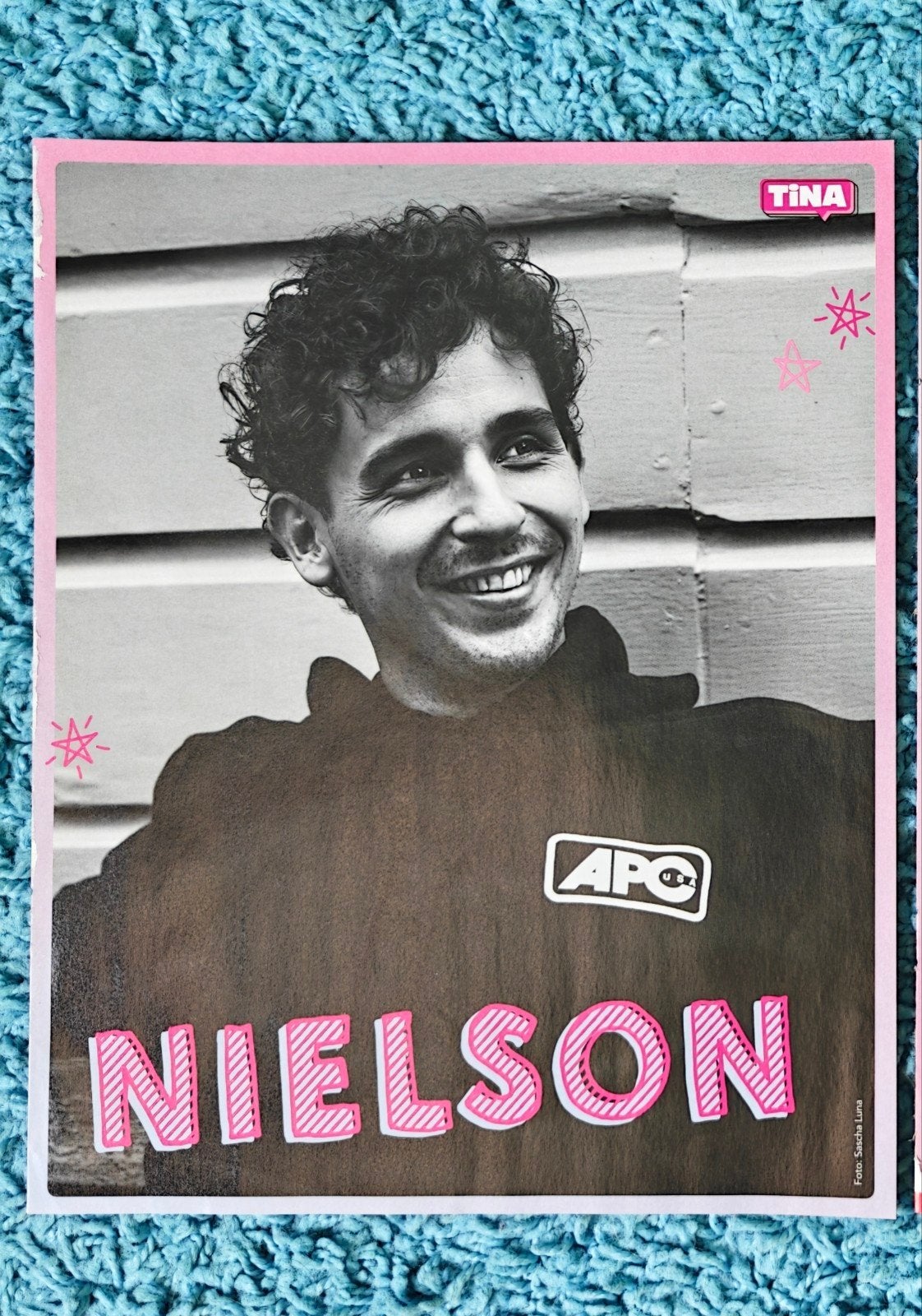 Nielson poster Tina, Rechthoekig Staand, A4 of kleiner, Nieuw, Ophalen of Verzenden