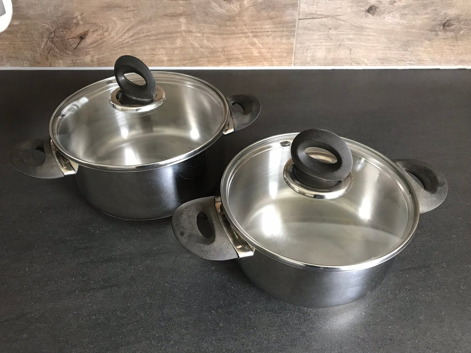 Kookpannen, Huis en Inrichting, Keuken | Potten en Pannen, Verzenden, Gebruikt, Rvs, Kookpan of Snelkookpan
