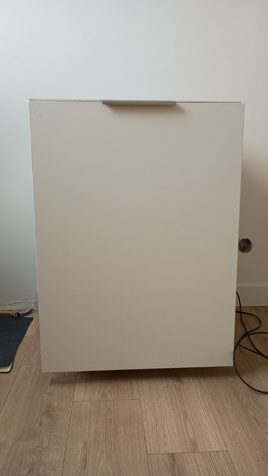 IKEA HUTRRA Inbouw Koelkast met Vriesvak en Deurpaneel, Gebruikt, 100 tot 150 liter, 45 tot 60 cm, Met vriesvak