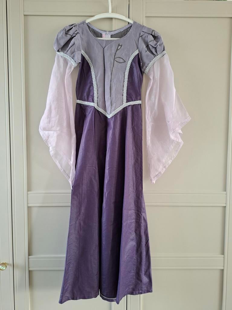 Paarse prinsessen jurk maat 128/134, Ophalen of Verzenden, 122 t/m 128, Meisje