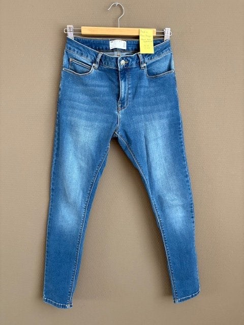 (4) Asos Desigh blauwe heren spijkerbroek, Blauw, Overige jeansmaten, Asos Desigh, Ophalen of Verzenden