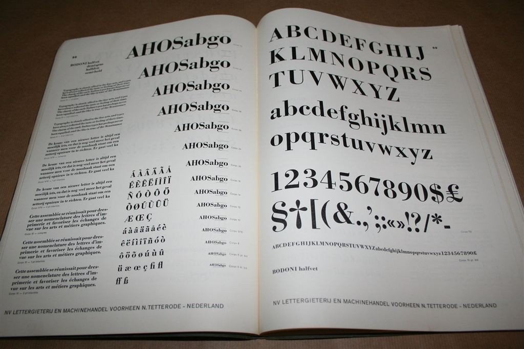 Tetterode Lettertypenboek [1968], Ophalen of Verzenden, Gelezen, Fotografen