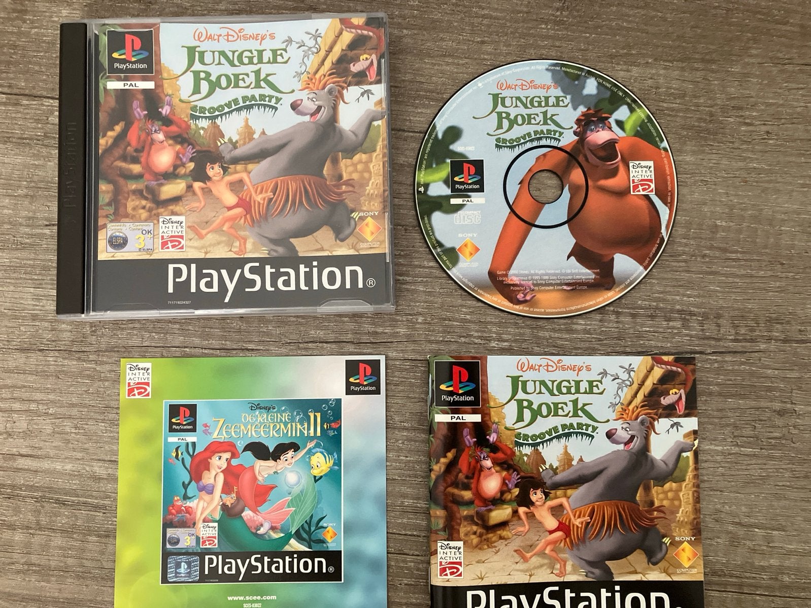 Disney's Jungle Boek PS1, Gebruikt, 1 speler, Ophalen of Verzenden, Vanaf 3 jaar
